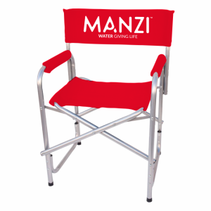 Directors Chair With Branded Canvas - Red
