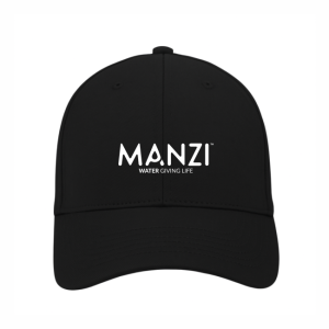 6 Panel Brushed Cotton Cap - Black