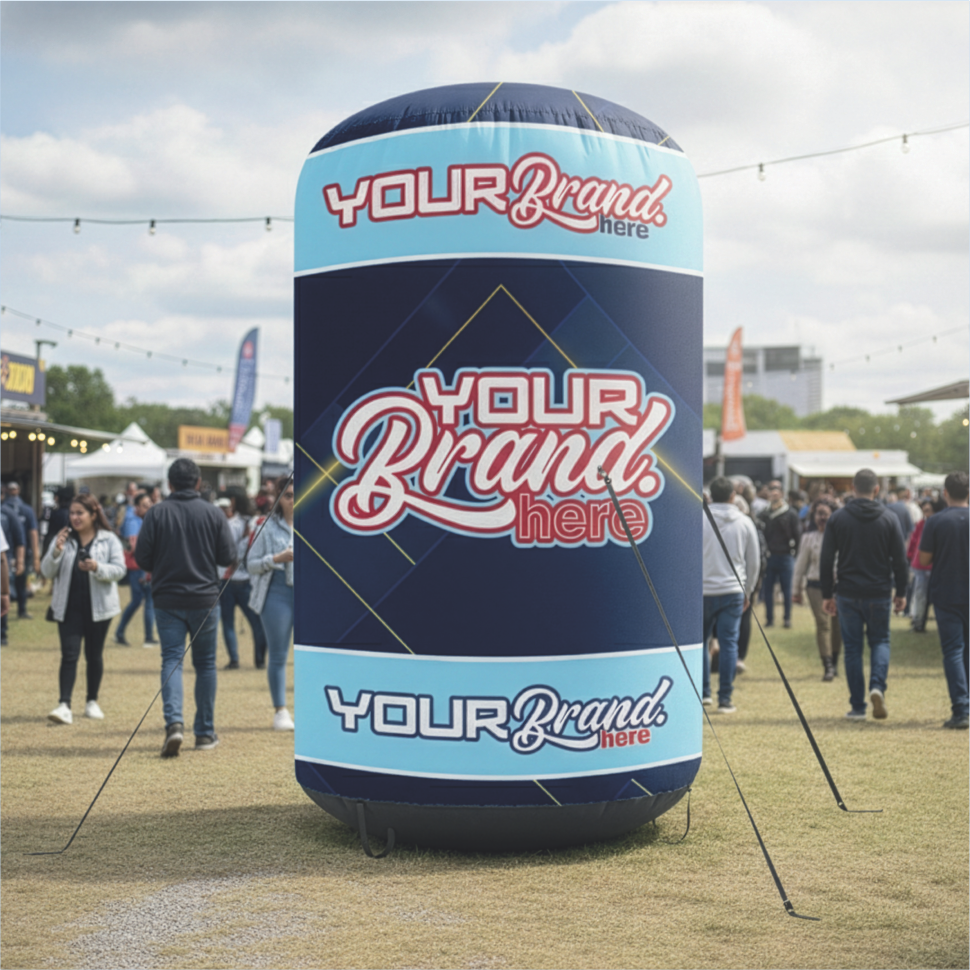 Inflatable Big Barrel - 4 x 2,5m - Image 2