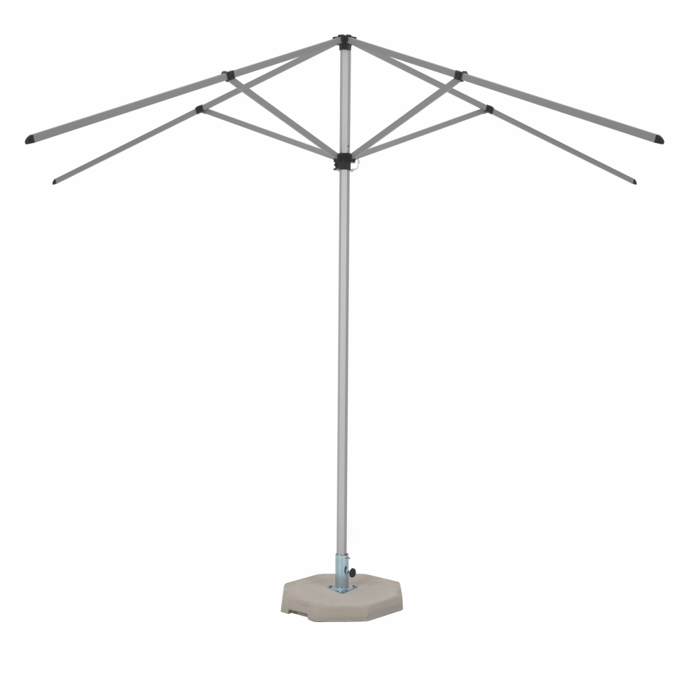 Umbrella 2.5m Single Hex Pole with Square 4 Panel Canopy - Image 4