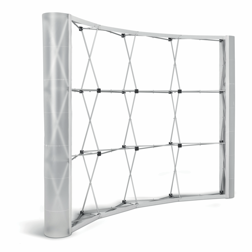 Banner Wall Curve With Wings - Single Sided Print Complete Unit (3 X 2,25M) - Image 3